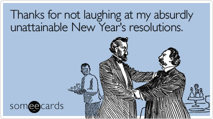 New year’s resolutions