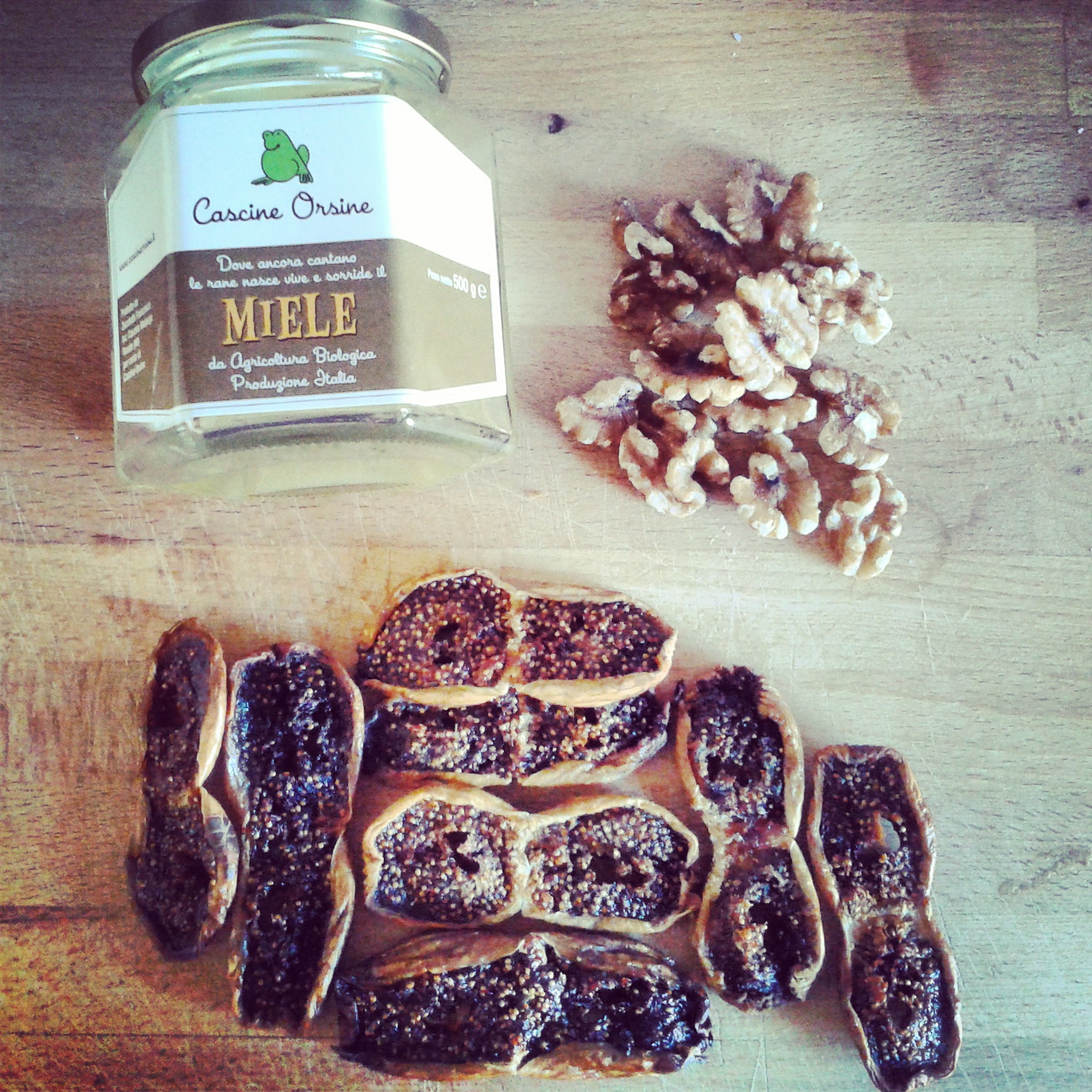 Pane fichi e noci - RicettaFigs and nuts bread - Recipe